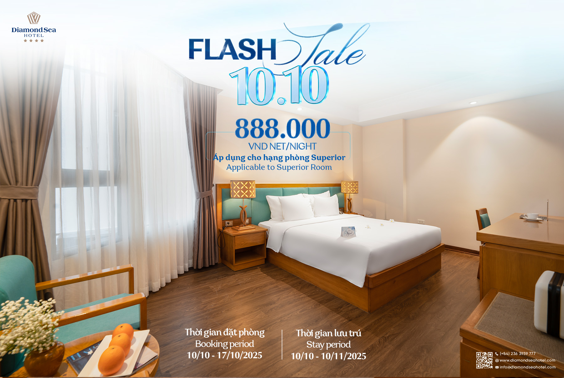 FLASH SALE 888.000 VND/net/night